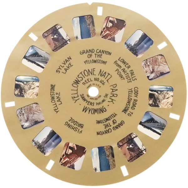 Yellowstone Nat l Park - Wyoming - View-Master Buff Reel - vintage - (BUF-126c) Online now