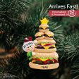 Burger Fast Food Christmas Ornament on Sale