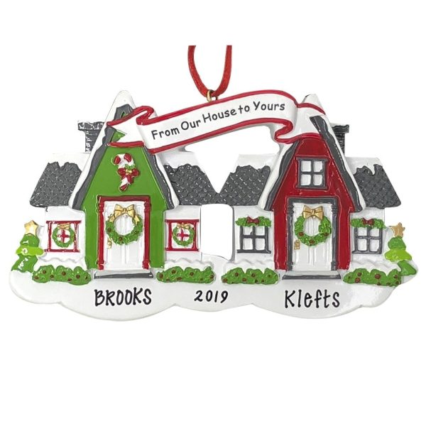 Neighbors House Personalized Ornament Discount