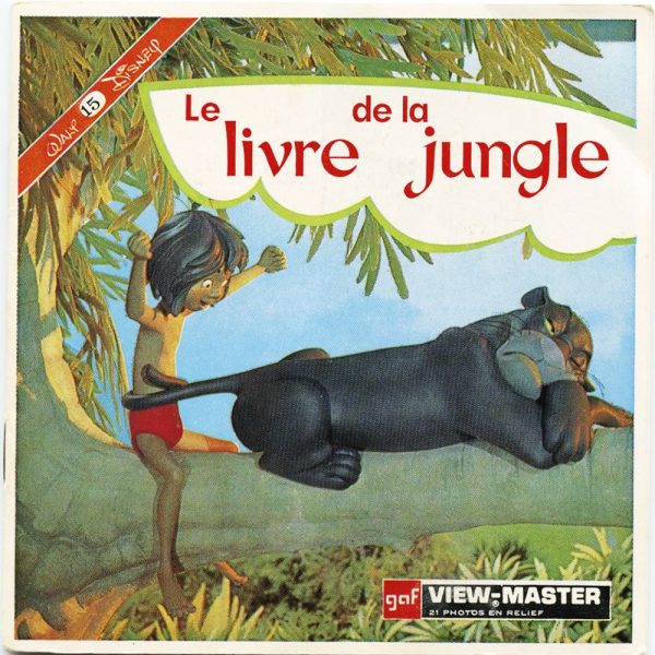 Le Livre de la Jungle (Jungle Book) - View-Master 3 Reel Packet - 1950 - vintage - B363F-BG3 on Sale