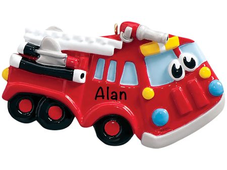 Fire Truck Toy Personalized Ornament For Discount