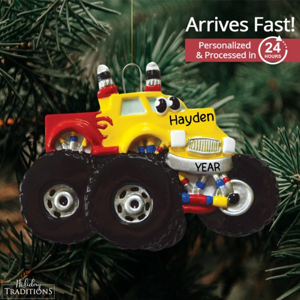 Monster Truck Toy Christmas Ornament on Sale