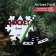 Ice Hockey Flake Personalized Ornament Online