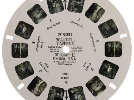 Beautiful Caverns of Luray II, Virginia USA - View-Master SP Reel - vintage - (SP-9027) on Sale