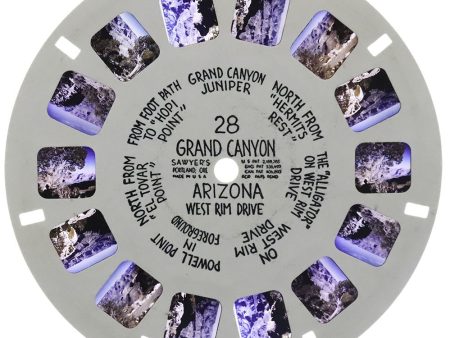 Grand Canyon, Arizona  - View-Master Hand-Lettered Reel - vintage - (HL-28n) Discount