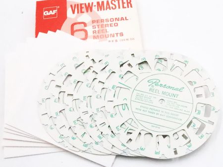 3D View-Master Blank Reel Mounts - For Your Images - Pack of 6 Complete Reels [GAF era] - NEW Discount