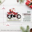 Santa Couple Motorcycle Christmas Ornament Supply