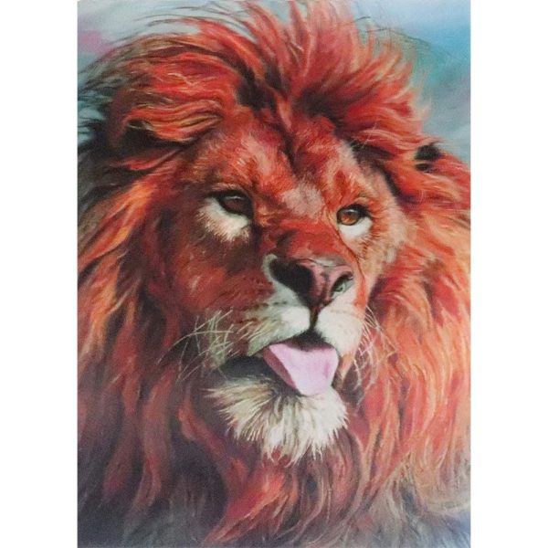 Lions - Triple Views - 3D Action Lenticular Poster - 12x16 - 3 Prints in 1 - New Hot on Sale