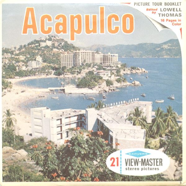 Acapulco - View-Master 3 Reel Packet - vintage - B003-S6B Hot on Sale