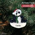 Panda Bear Christmas Ornament Discount