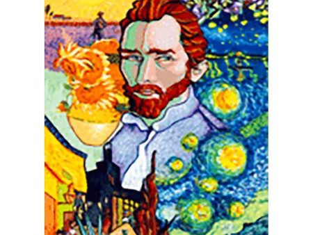 Juan Carlos Espejo - Van Gogh - 3D Lenticular Postcard Greeting Card For Sale