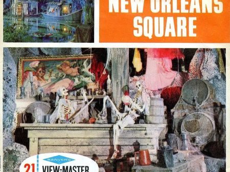 x-New Orleans Square - Disneyland - View-Master - 3 Reel Packet - 1960s - Vintage - (ECO-A180-S6A) Sale