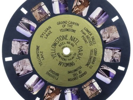 Yellowstone Nat l Park - View-Master Gold Center Reel - vintage - (GC-126c) Fashion