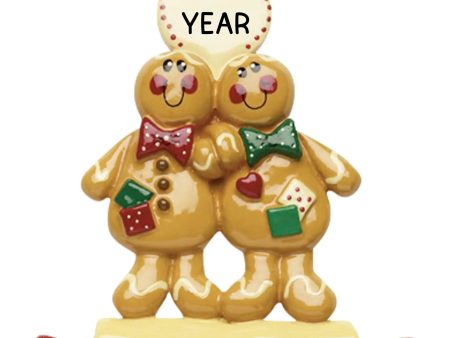 Gingerbread Couple Baking Christmas Ornament Supply