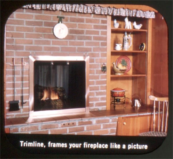 Attached Portland Willamette - Fireplace Screens - View-Master Commercial Reel - vintage Hot on Sale