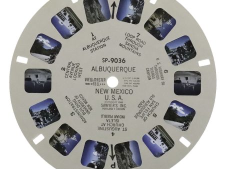 Albuquerque New Mexico USA - View-Master SP Reel - vintage - (SP-9036) Discount