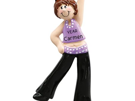 Dance Girl Christmas Ornament - Brunette Online now