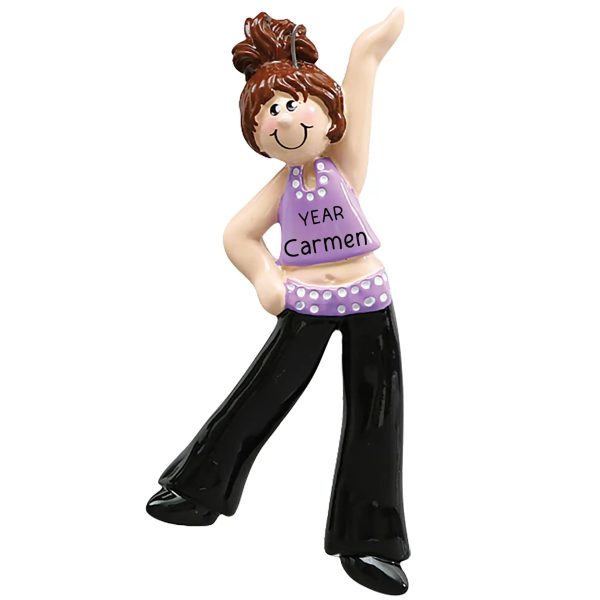 Dance Girl Christmas Ornament - Brunette Online now