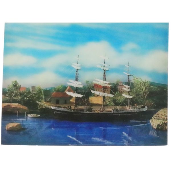 Clipper Ship at Anchor - 3D Lenticular Poster - 12 X 16 on Sale