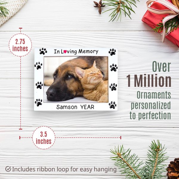 Pet RIP Picture Frame Christmas Ornament Fashion