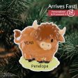 Highland Cow Christmas Ornament Online now