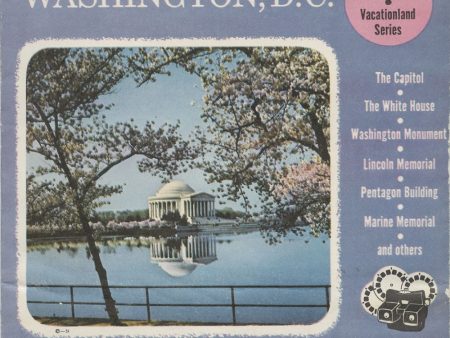 Washington, D.C. - View-Master 3 Reel Packet - 1955 - vintage - A790-S4 Hot on Sale