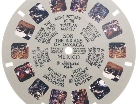 Indians of Oaxaca, Mexico - View-Master Hand-Lettered Reel - 1944 - vintage - 508 For Cheap