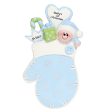 Blue Baby 1st Christmas Mitten Christmas Ornament Online now