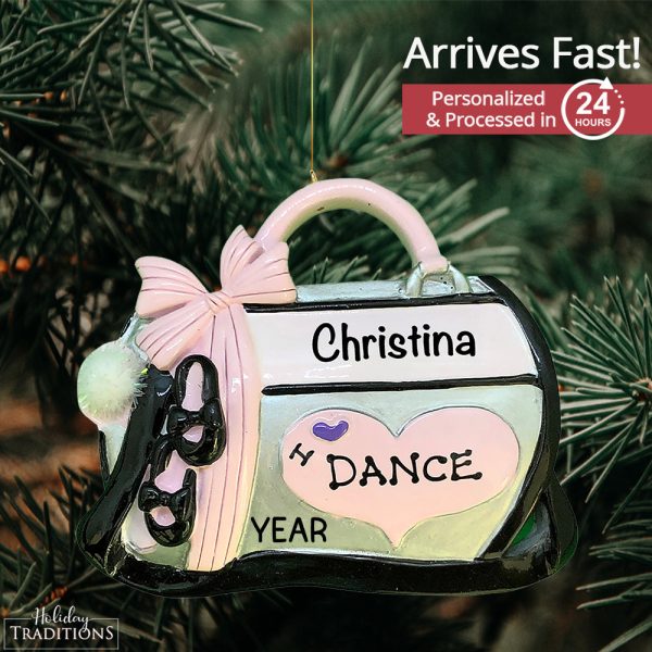 I Love Dance Bag Christmas Ornament Hot on Sale