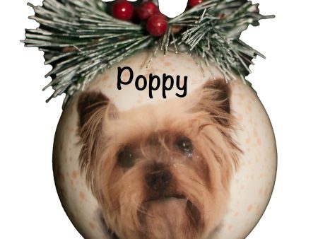 Yorkie Personalized Ornament Online Hot Sale