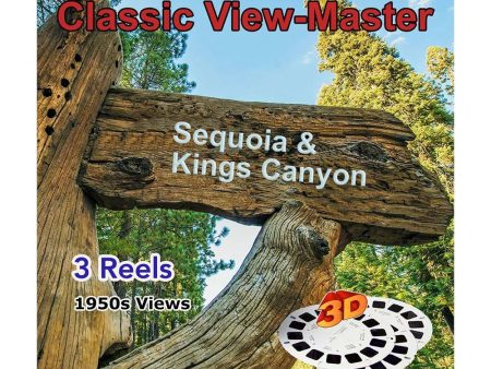 Sequoia and Kings Canyon National Park - Vintage Classic View-Master - 1950s views on Sale