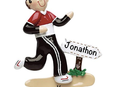 Guy Runner Christmas Ornament For Sale