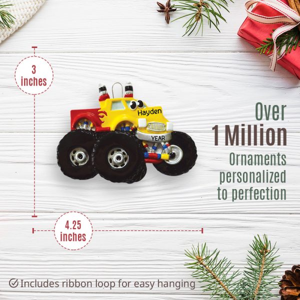 Monster Truck Toy Christmas Ornament on Sale