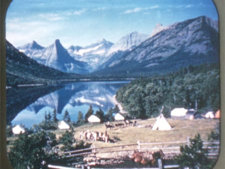 Glacier Nat l Park - View-Master Hand-Lettered Reel - vintage - (49n) on Sale