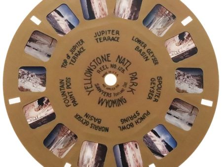 Yellowstone Nat l Park - Wyoming - View-Master Buff Reel - vintage - (BUF-128c) on Sale