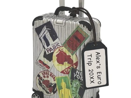 World Travel Suitcase Christmas Ornament For Sale