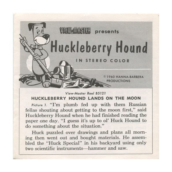 Huckleberry Hound and Yogi Bear - View-Master 3 Reel Packet - vintage - B512-S5 Online