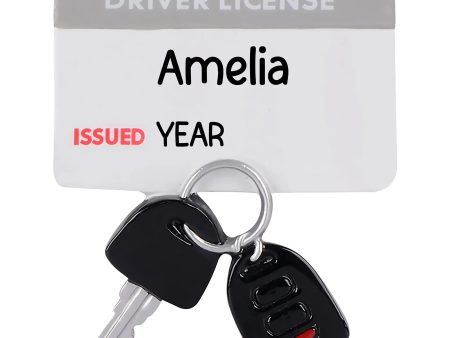 Drivers License with Car Keys Christmas Ornament Online Hot Sale