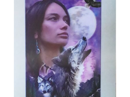 Wolf and Woman - 3D Lenticular Poster - 12x16 Print - New Online Sale