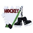 Ice Hockey Flake Personalized Ornament Online