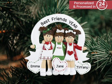 Friends   Sisters 3 Personalized Ornament Cheap