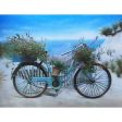 Bicycle on Beach - 3D Lenticular Poster - 12x16 Print - New Online Sale