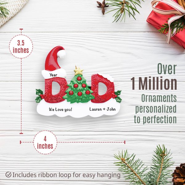 DAD Christmas Ornament on Sale