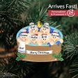 Hot Tub Family of 6 Christmas Ornament Discount