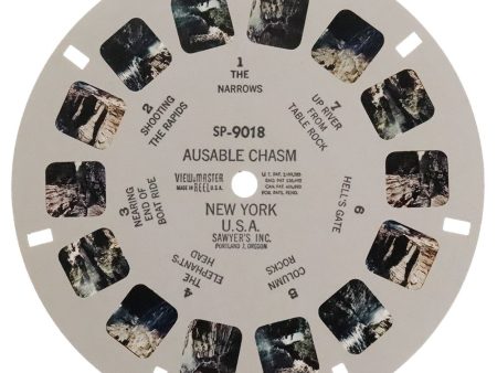 Ausable Chasm New York USA - View-Master SP Reel - vintage - (SP-9018) on Sale