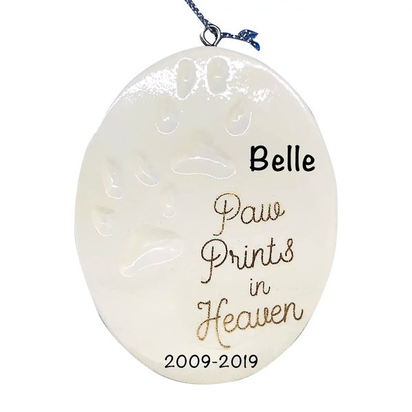 Pet Memorial Paw Prints Personalized Ornament Fashion