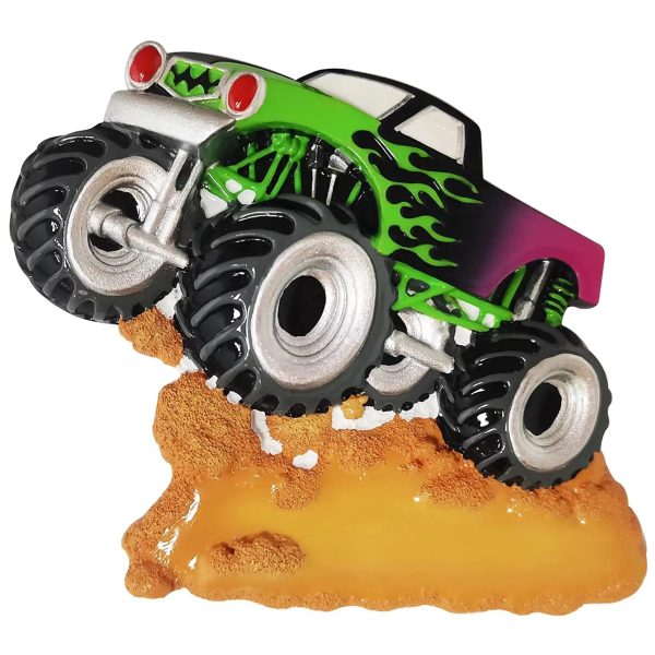 Grave Digger Monster Truck Muddin  Christmas Ornament Supply