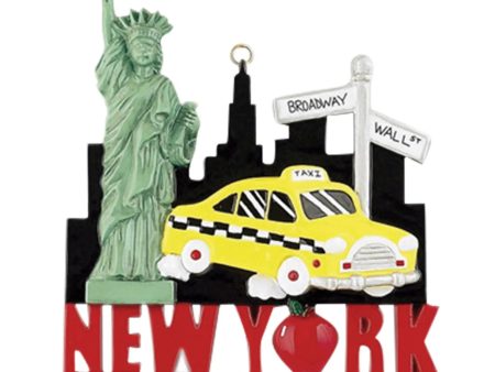 New York City Landmarks Personalized Ornament For Sale