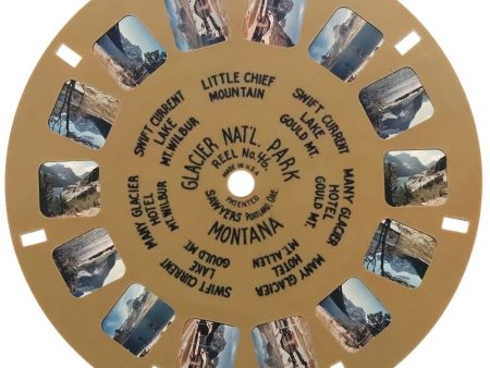 Glacier Nat l Park - Montana - View-Master Buff Reel - vintage - (BUF-46c) Online Sale