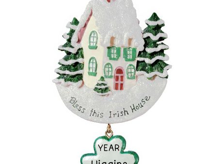 Bless This Irish House Personalized Ornament Hot on Sale